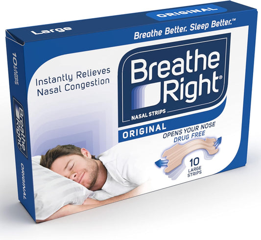 Breathe Right Nasal Strips |  Adem Vrij, Voel je Herboren