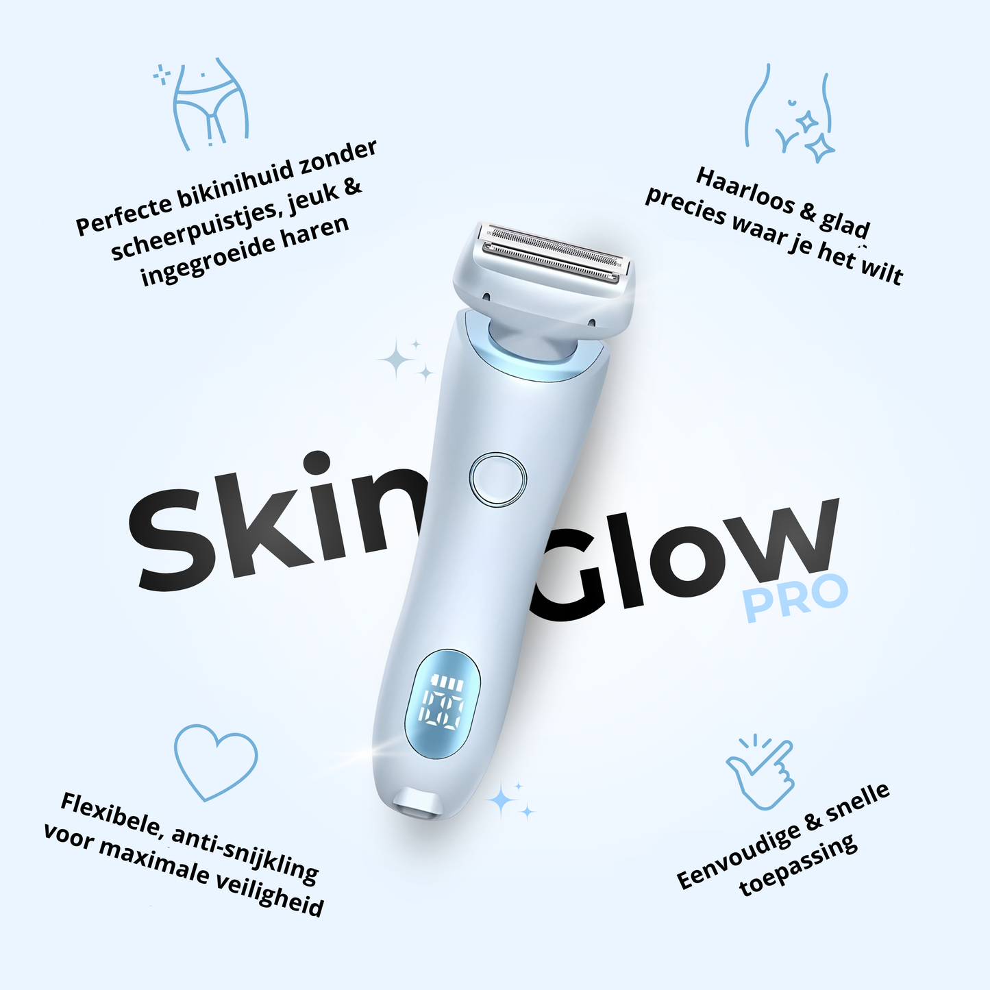 SkinGlow™ Pro - Voor een zijdezachte huid in slechts enkele seconden!