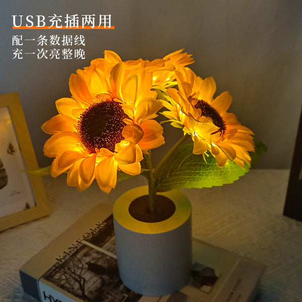 Sunflower Lamp | 🌻 Verlies de Zonnige Momenten Niet! 🌻